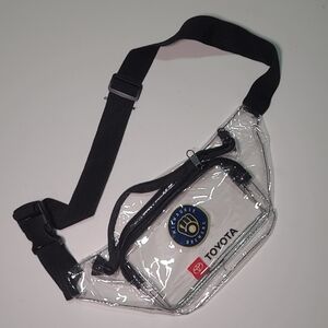 Source Unknown Transparent Belt Bag with Black Strap